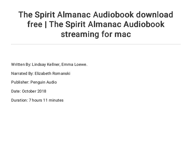 Download spirit for mac